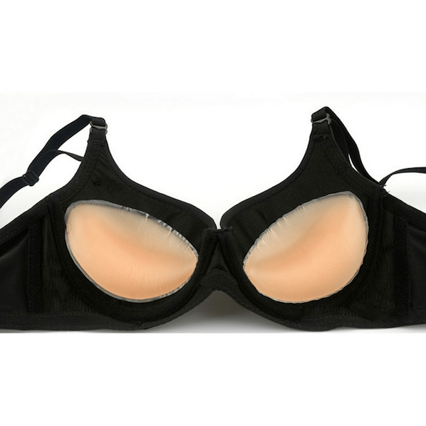bra with silicone inserts for breast augmentation